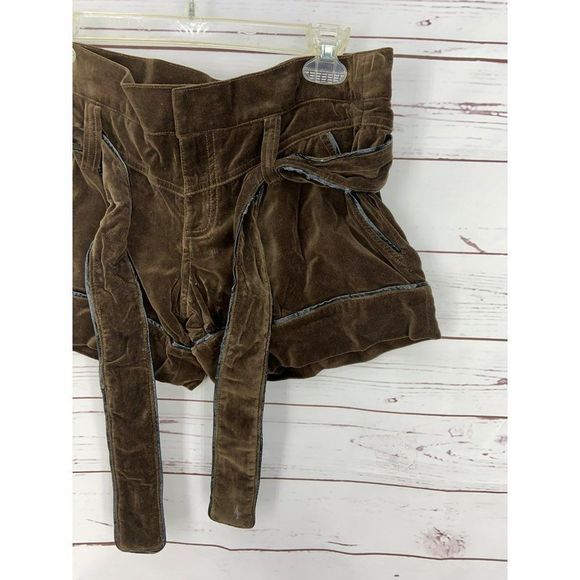 BCBgirls Cardigan Shorts Black/Coffee Size 4 ZIP Up Two Fasten Closure Pockets W - Picture 4 of 8